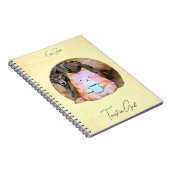 Vertrauen in Gott - Custom Notebook Cat Coffee Wol Notizblock (Rechte Seite)