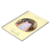 Vertrauen in Gott - Custom Notebook Cat Coffee Wol Notizblock (Linke Seite)