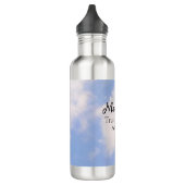 Vertrauen in Gott Inspiration Individuelle Name Bl Edelstahlflasche (Links)