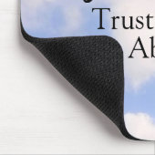 Vertrauen in Gott Inspiration Individuelle Name Bl Mousepad (Ecke)