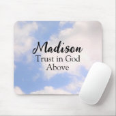 Vertrauen in Gott Inspiration Individuelle Name Bl Mousepad (Mit Mouse)