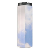 Vertrauen in Gott Inspiration Individuelle Name Bl Thermosbecher (Rückseite)