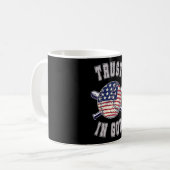 Vertrauen in Gott Kaffeetasse (Vorderseite Links)
