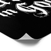 Vertrauen in Gott Poster (Ecke)