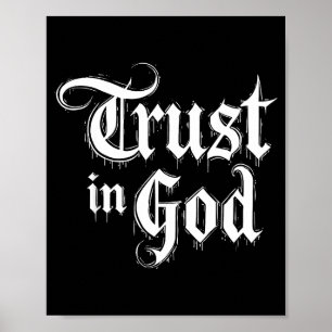 Vertrauen in Gott Poster