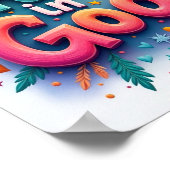 Vertrauen in Gott Poster (Ecke)