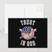 Vertrauen in Gott Postkarte (Vorne/Hinten)
