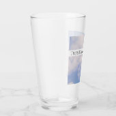 Vertrauen in Gottes Cross White and Blue Oaster Glas (Rechts)