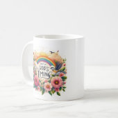 Vertrauen in Gottes Zeiten Kaffeetasse (Vorderseite Links)