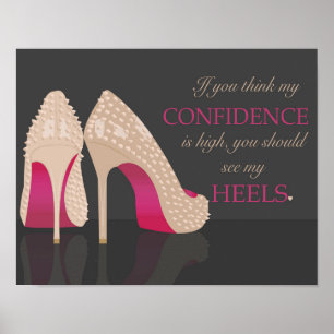 Vertrauen in Heels Poster - Stärkung der Rolle der