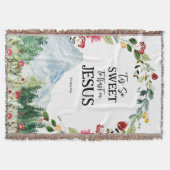 Vertrauen in Jesus | Monographie der Wildblume Decke (Vorderseite)