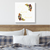 Vertrauen in LORD mit all Euren Herzen für Frauen Leinwanddruck (Insitu (Schlafzimmer))