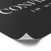 Vertrauen in mein Soul Tasse Kaffee Typografie Poster (Ecke)