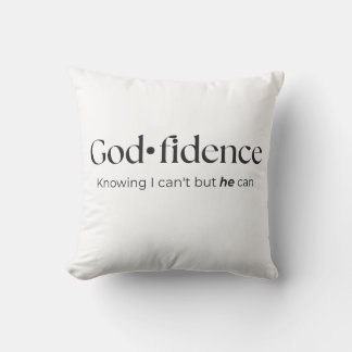 Vertrauen in Minimalistische Eleganziffer Kissen