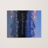 Vertrauen in mir zuzeiten des Problem-Psalm-50:15 Puzzle (Horizontal)