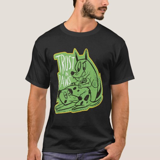 Vertrauen in Paws Tattoogs Hundebesitzer, die Hund T-Shirt (Vorderseite)