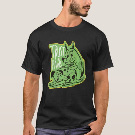 Vertrauen in Paws Tattoogs Hundebesitzer, die Hund T-Shirt (Vorderseite)