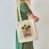 Vertrauen in Vibe Boho Sonnenblumen und Cattsette Tragetasche