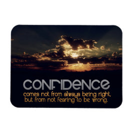 "Vertrauen" Inspiration flexibel Magnet