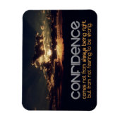 "Vertrauen" Inspiration flexibel Magnet (Vertikal)