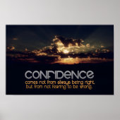 "Vertrauen" Inspiration Poster (Vorne)