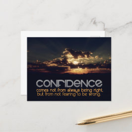 "Vertrauen" Inspiration Postkarte