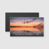 Vertrauen Inspirier Zitat Sunset Fotografy Magnet (Vorne/Hinten)