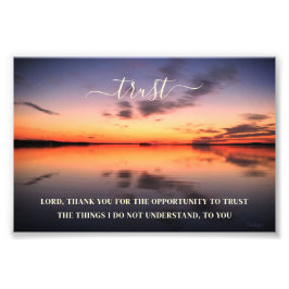 Vertrauen Inspirierend Zitat Sunset Fotografie