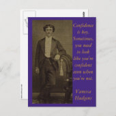 Vertrauen ist der Schlüssel Postkarte (Vorne/Hinten)