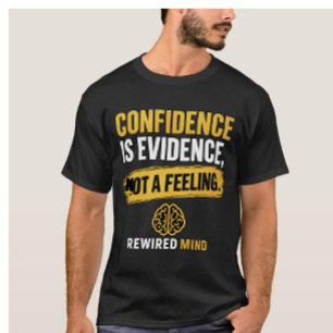 Vertrauen ist ein Beweis, kein Gefühl Schwarz T-Shirt