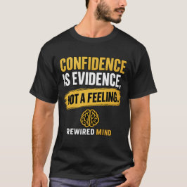 Vertrauen ist ein Beweis, kein Gefühl | Schwarz T-Shirt