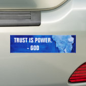 VERTRAUEN IST POWER AUTOAUFKLEBER (Auf Auto)
