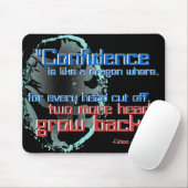 "Vertrauen ist wie ein Drache" Mousepad (Mit Mouse)