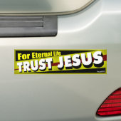 Vertrauen Jesus für ewiges Leben Autoaufkleber (Auf Auto)