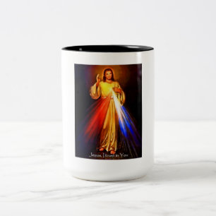 Vertrauen Jesuss I in Ihnen Zweifarbige Tasse