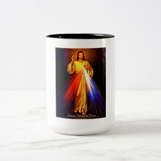 Vertrauen Jesuss I in Ihnen Zweifarbige Tasse