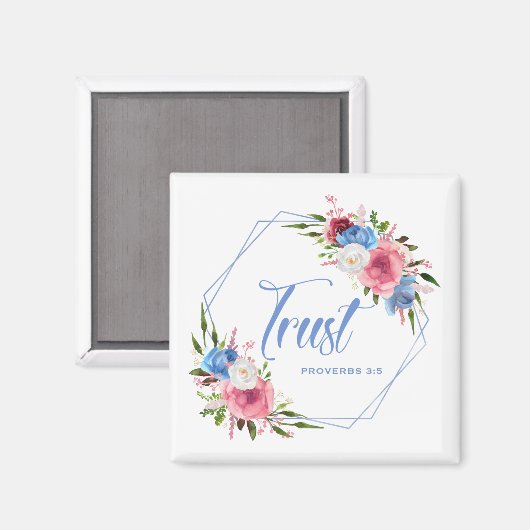 Vertrauen Magnet (Vorderseite/Rückseite)