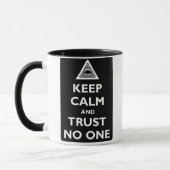 Vertrauen niemand tasse (Links)