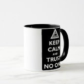 Vertrauen niemand tasse (VorderseiteRechts)