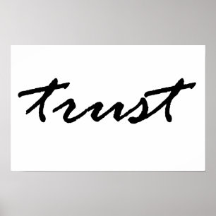 Vertrauen Poster
