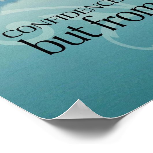 Vertrauen Poster (Ecke)