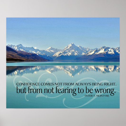 Vertrauen Poster (Vorne)