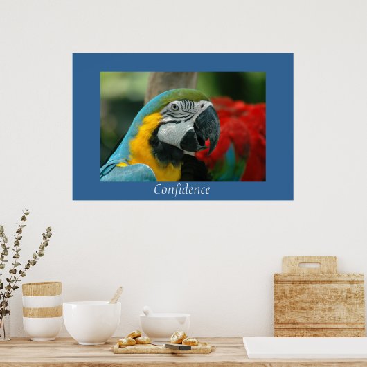 Vertrauen Poster (Küche)