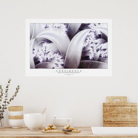 Vertrauen Poster (Küche)