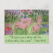 Vertrauen Postkarte (Vorderseite)