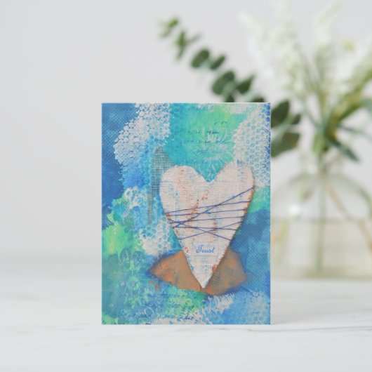 Vertrauen Postkarte (Stehend Vorderseite)