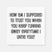 Vertrauen Serviette (Vorderseite)