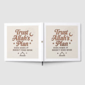 Vertrauen Sie Allahs "Plan Islamic Journal" Gästebuch (Voll)