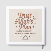 Vertrauen Sie Allahs "Plan Islamic Journal" Gästebuch (Rückseite)