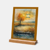 Vertrauen Sie auf das Protokoll des Prozesses. Acrylschild (Winkel)